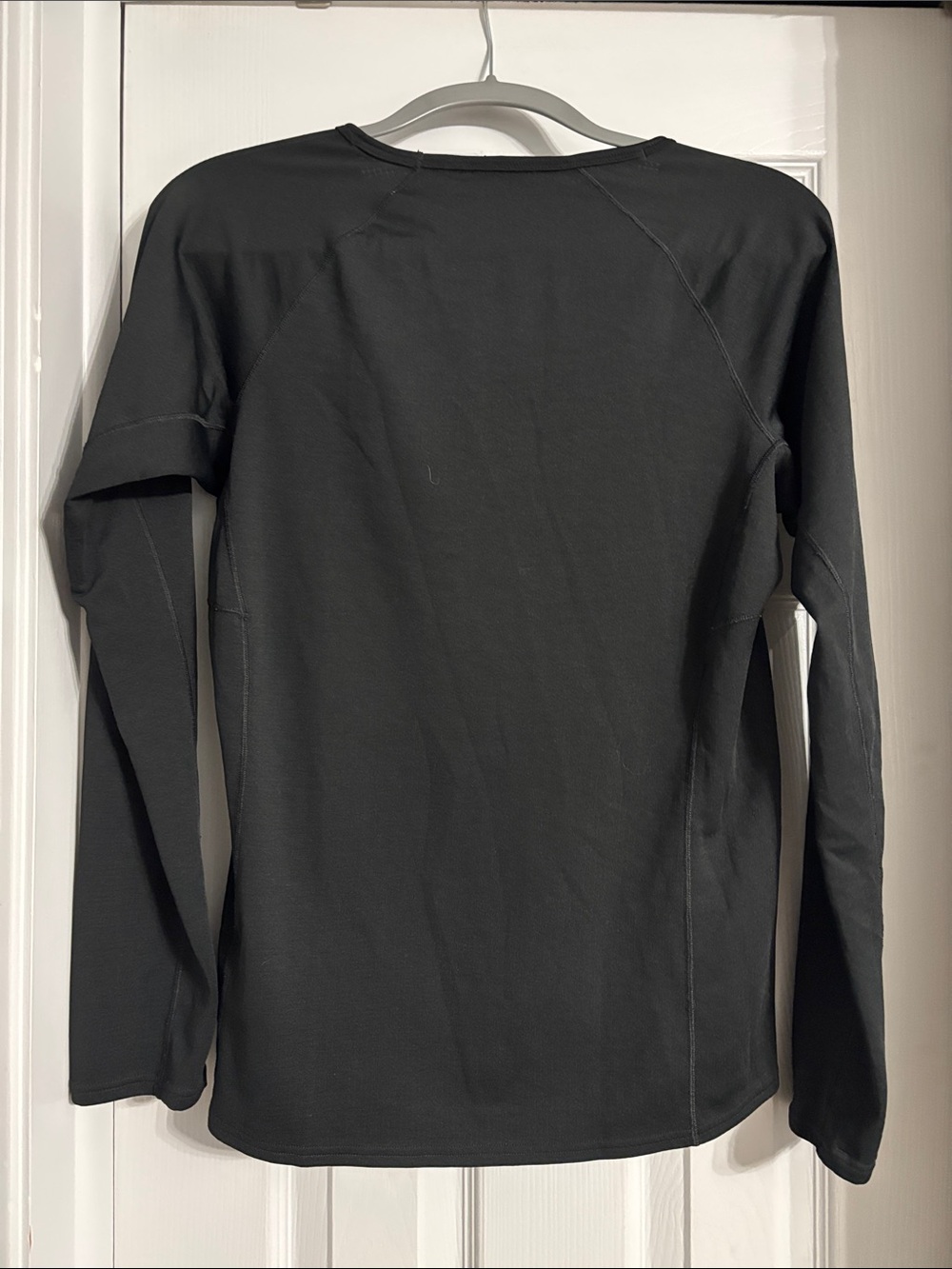 Patagonia Midweight Capilene Baselayer Fitted Long Sleeve Black Thermal Medium - Picture 5 of 6